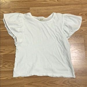 Madewell white blouse